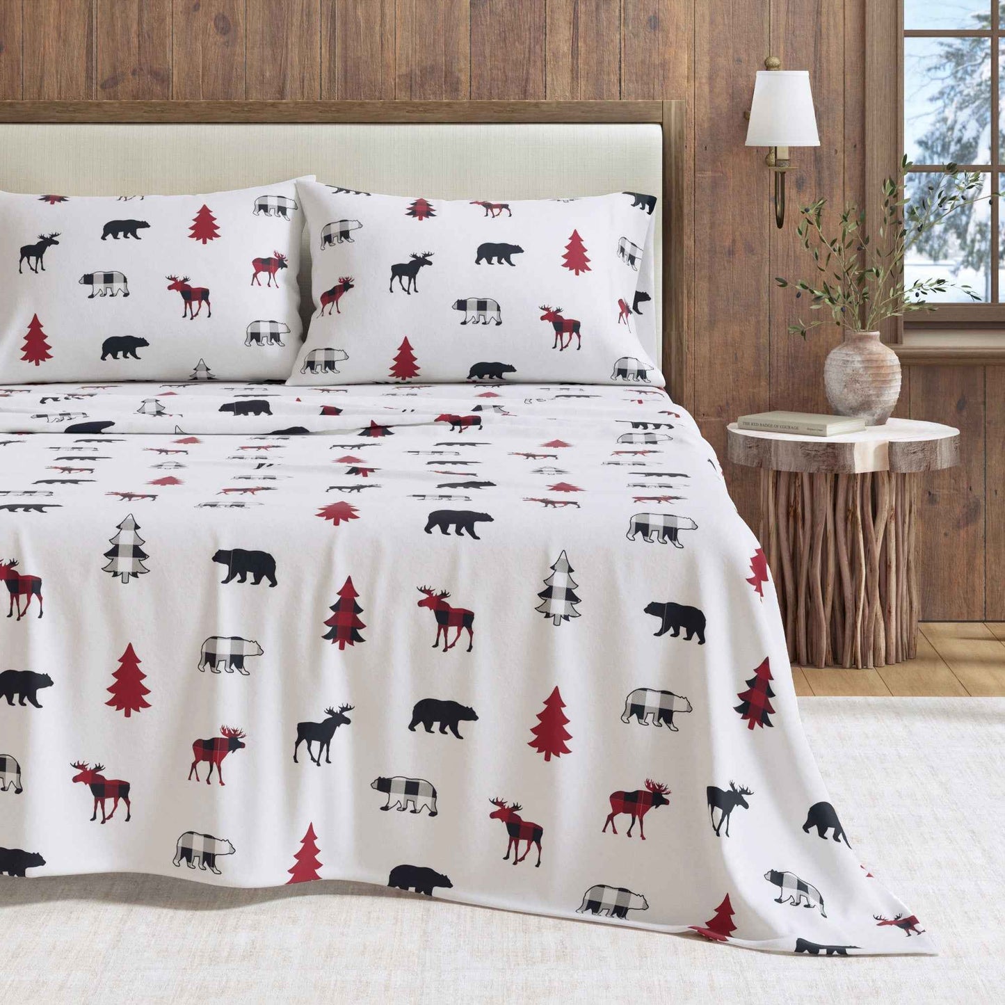 100% Turkish Cotton Flannel Sheet Sets - Boulder Collection