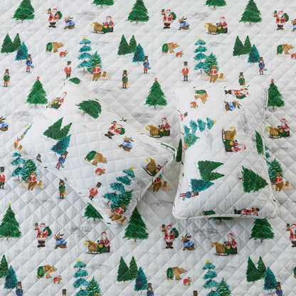 3 Piece Christmas Quilt - Mittens Collection