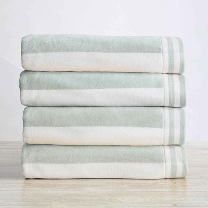 4 Pack Striped Cabana Beach Towel - Edgartown Collection