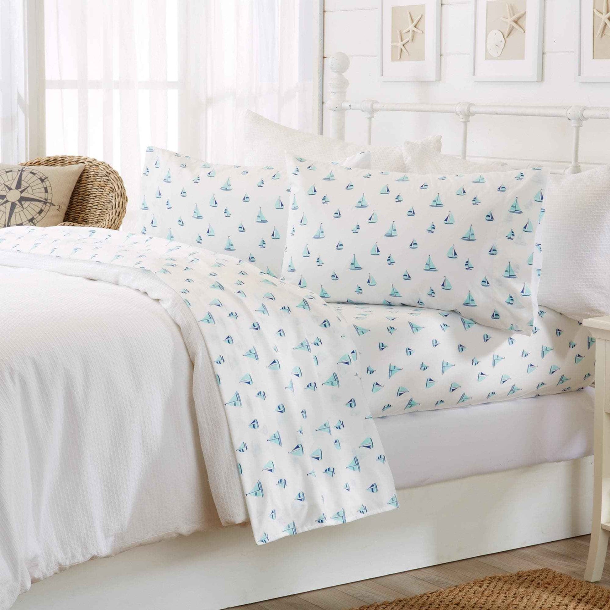 Coastal Printed Sheet Set - Newport Collection