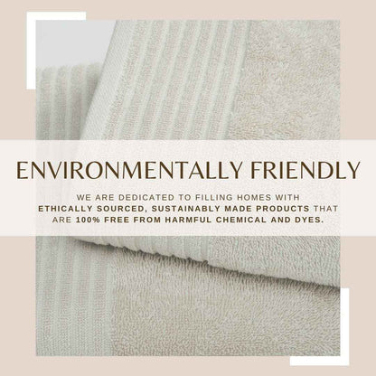 4 Pack Cotton Bath Towels - Kasper Collection