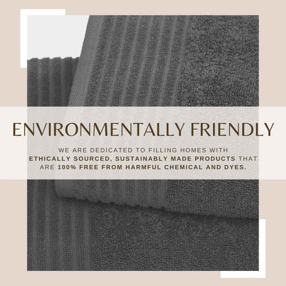 6 Pack Cotton Hand Towels - Kasper Collection
