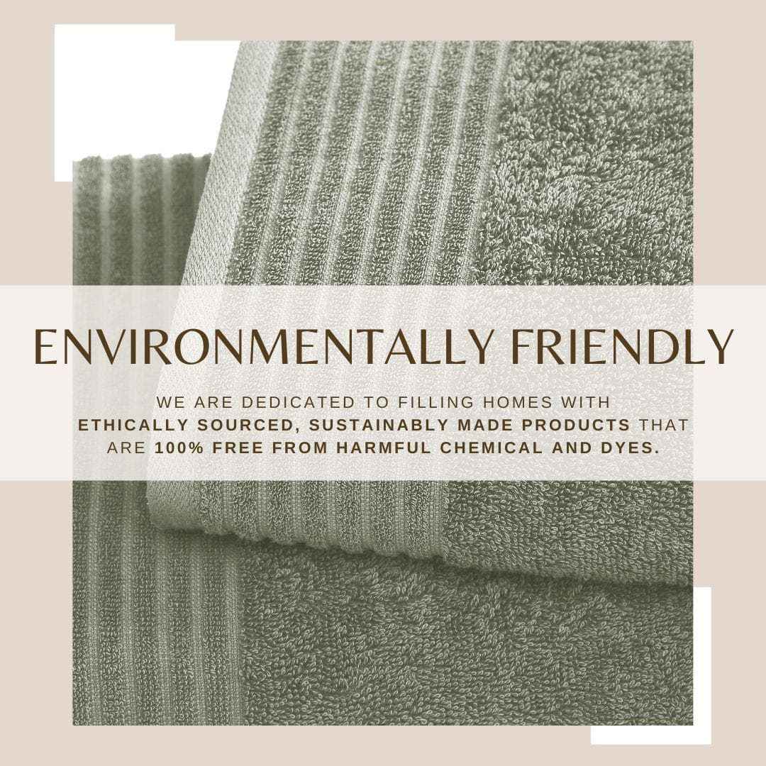 6 Piece Set Cotton Bath Towels - Kasper Collection
