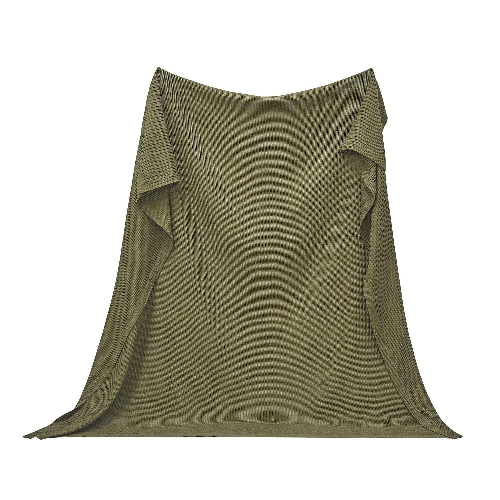 100% Cotton Small Waffle Weave Blanket - Hazel Collection