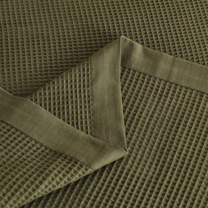 100% Cotton Small Waffle Weave Blanket - Hazel Collection