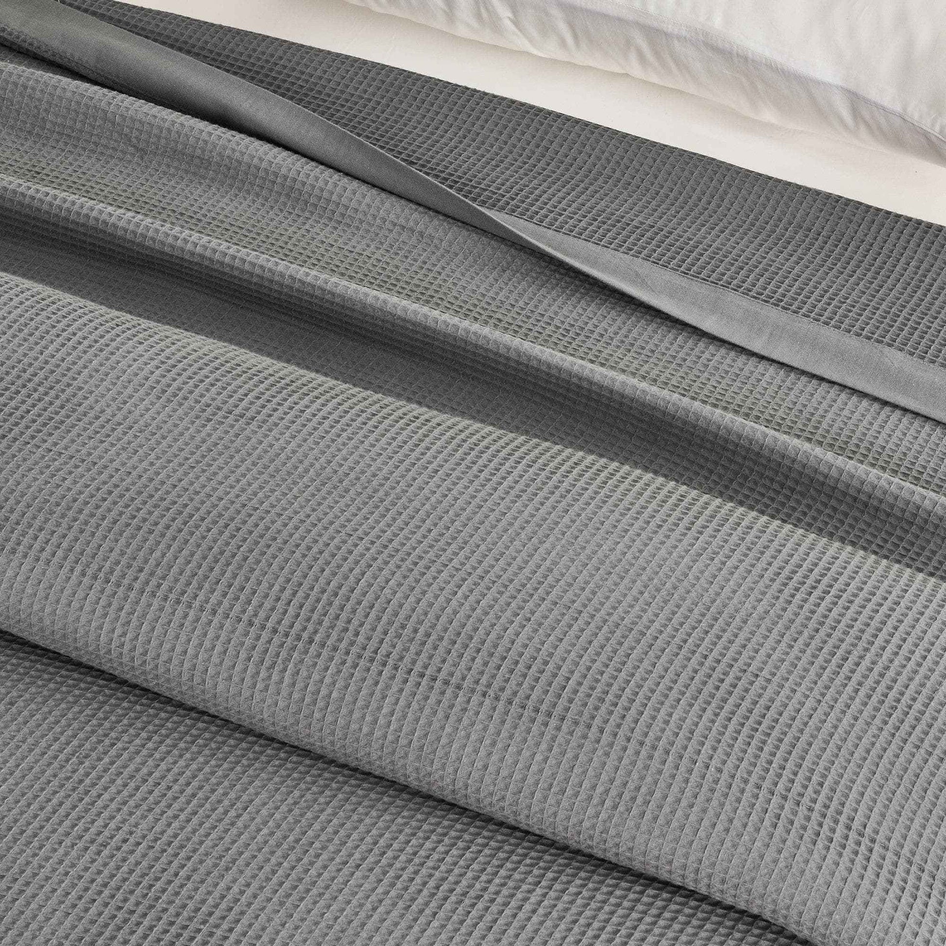 100% Cotton Small Waffle Weave Blanket - Hazel Collection
