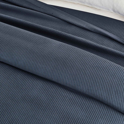 100% Cotton Small Waffle Weave Blanket - Hazel Collection