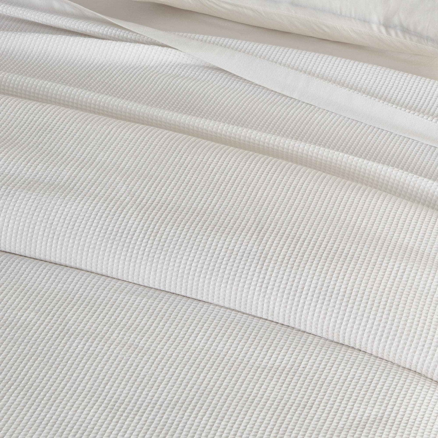 100% Cotton Small Waffle Weave Blanket - Hazel Collection