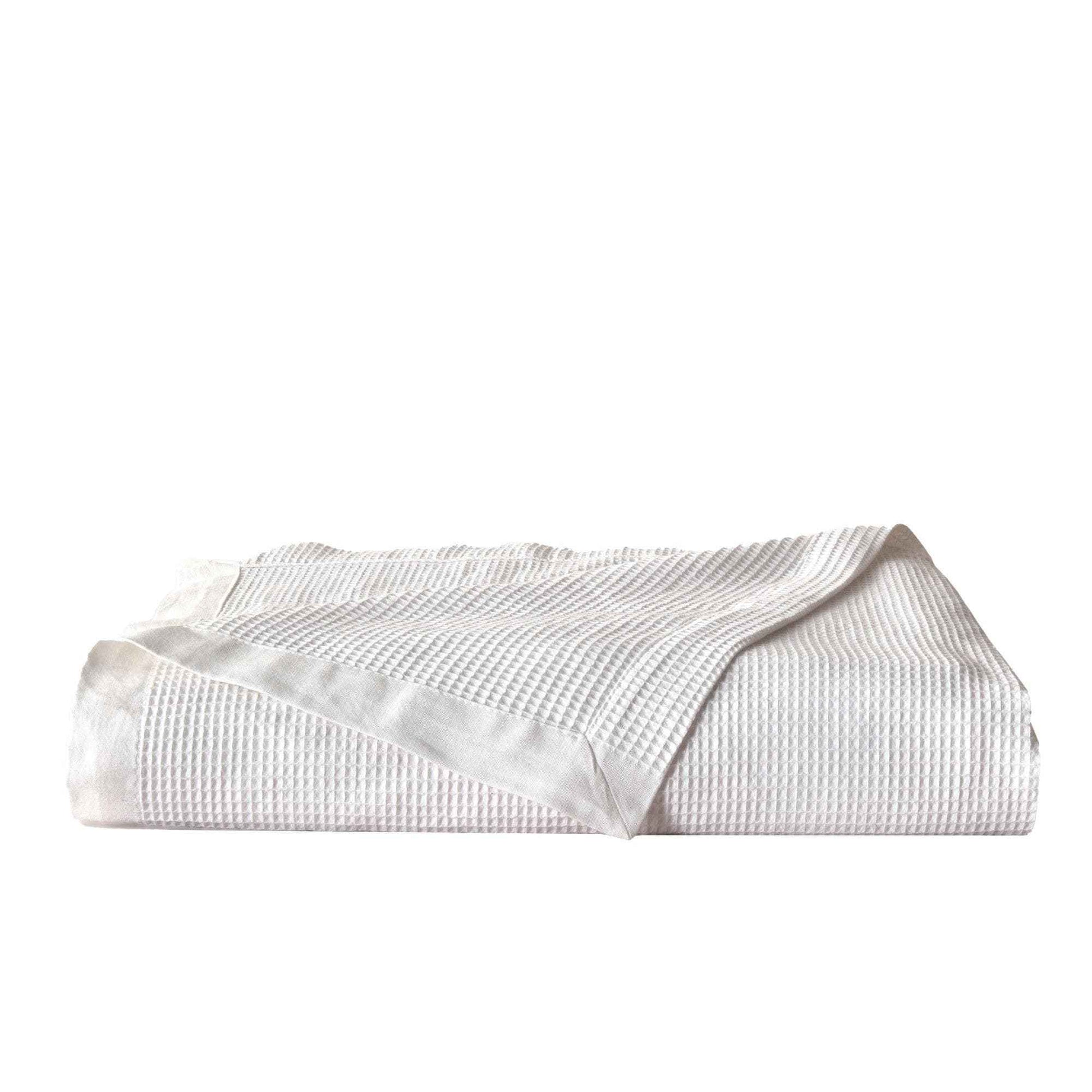 100% Cotton Small Waffle Weave Blanket - Hazel Collection