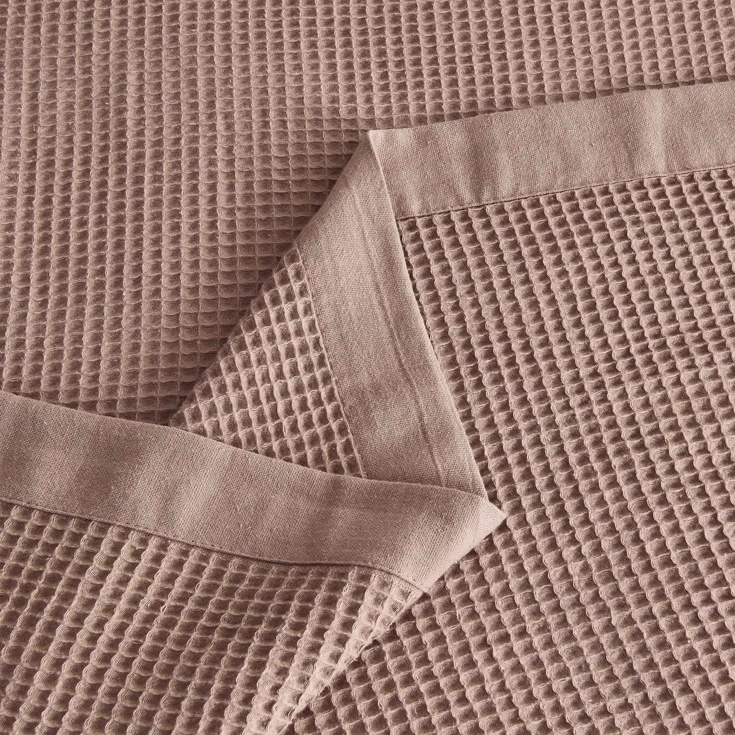 100% Cotton Small Waffle Weave Blanket - Hazel Collection