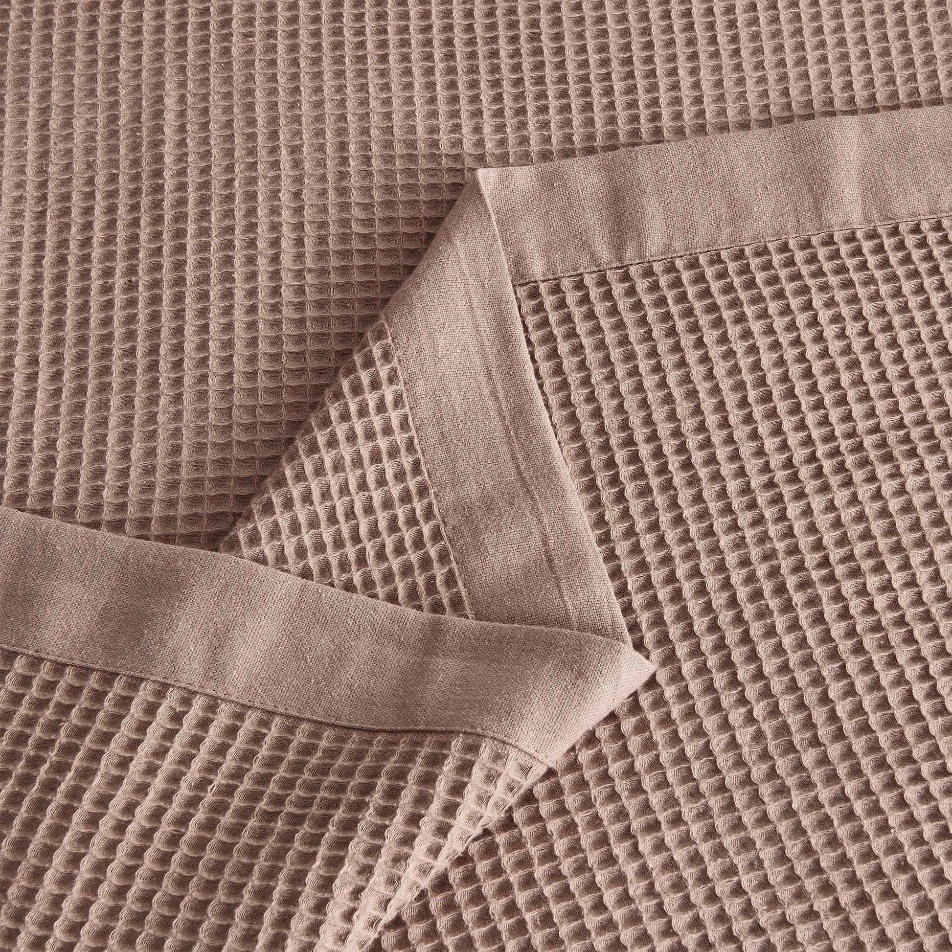 100% Cotton Small Waffle Weave Blanket - Hazel Collection