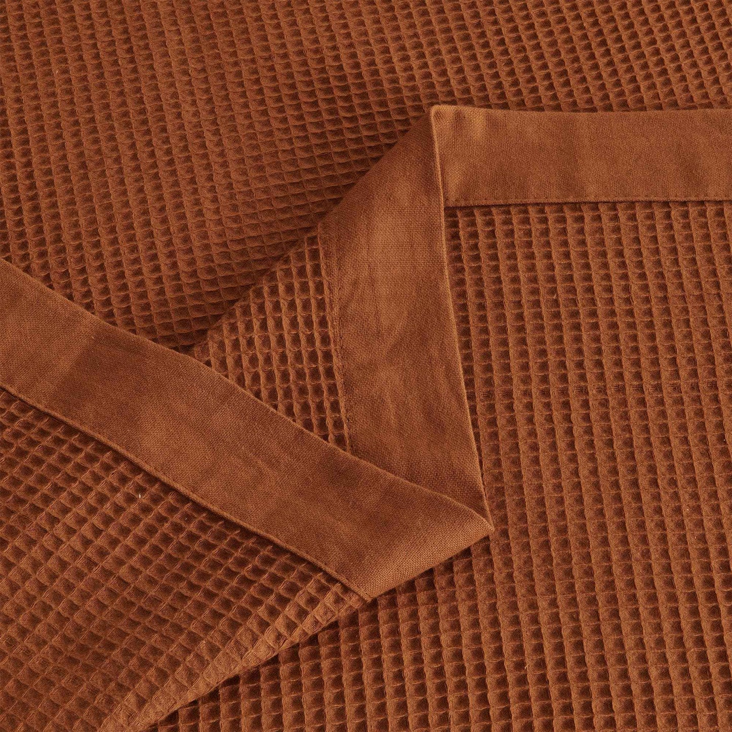 100% Cotton Small Waffle Weave Blanket - Hazel Collection