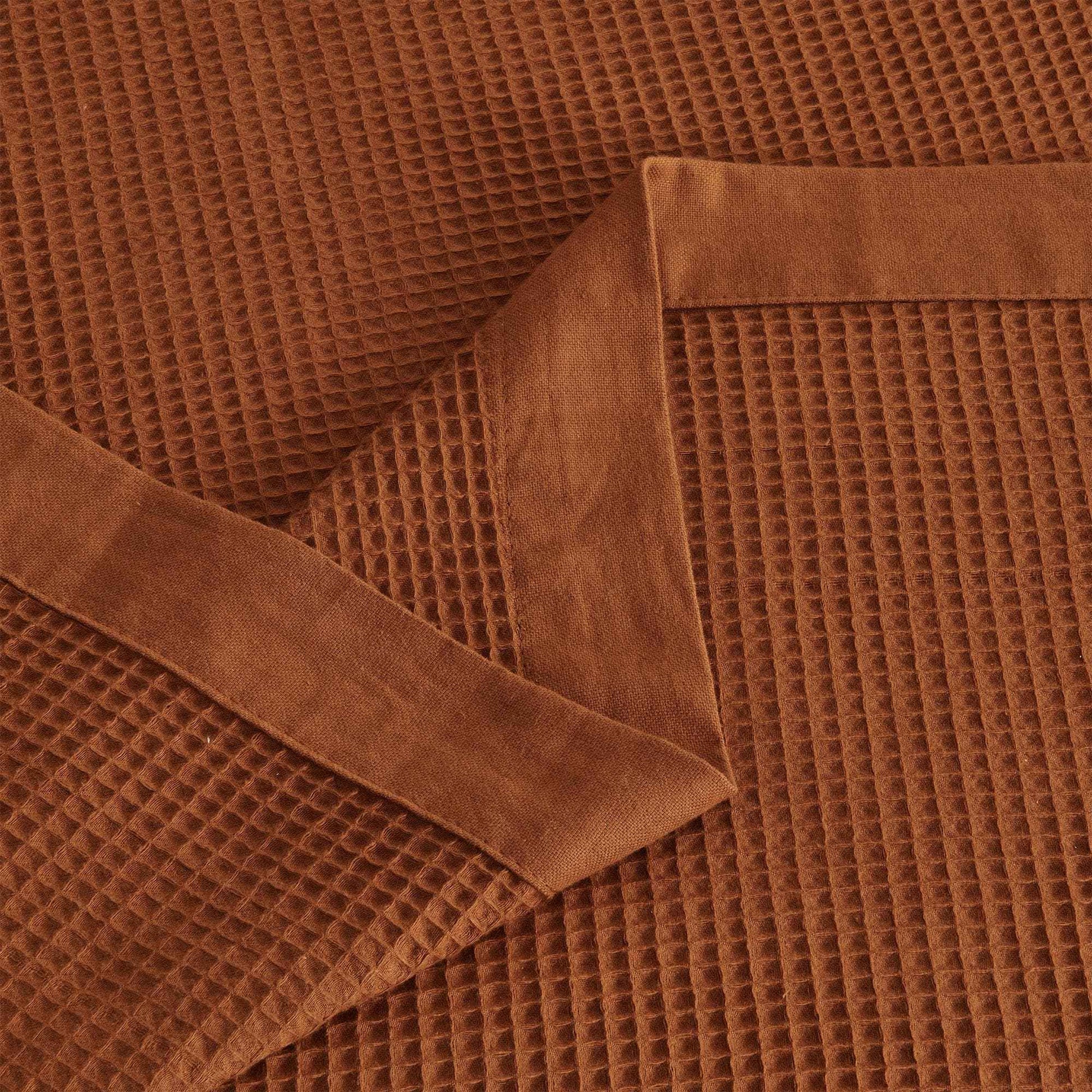 100% Cotton Small Waffle Weave Blanket - Hazel Collection