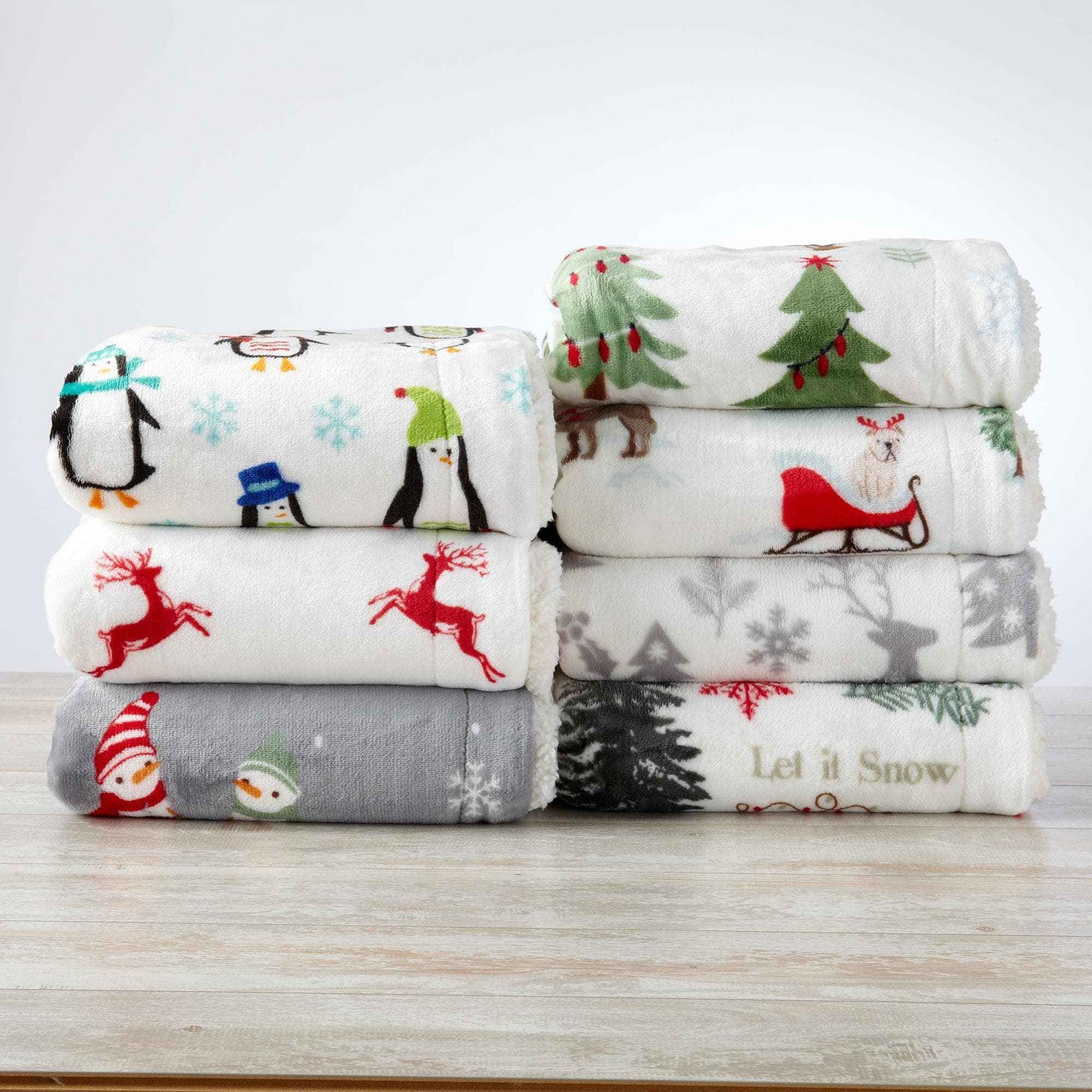 Sherpa Throw Blanket - Eve Collection
