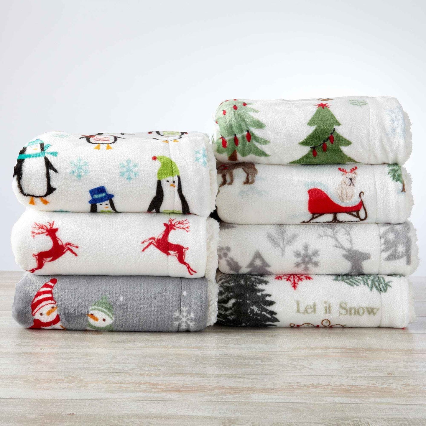 Sherpa Throw Blanket - Eve Collection