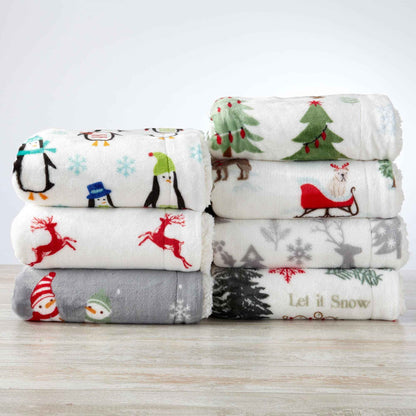 Sherpa Throw Blanket - Eve Collection