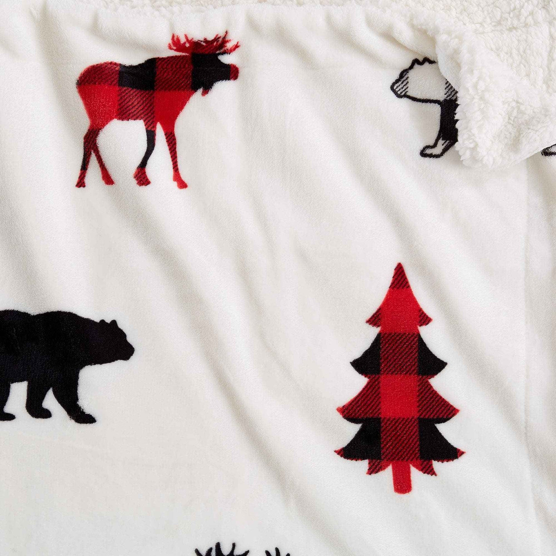 Sherpa Throw Blanket - Hudson Collection