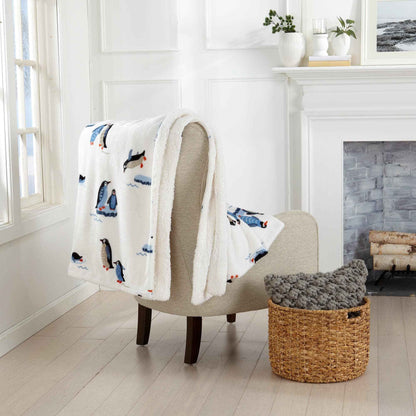 Sherpa Throw Blanket - Hudson Collection