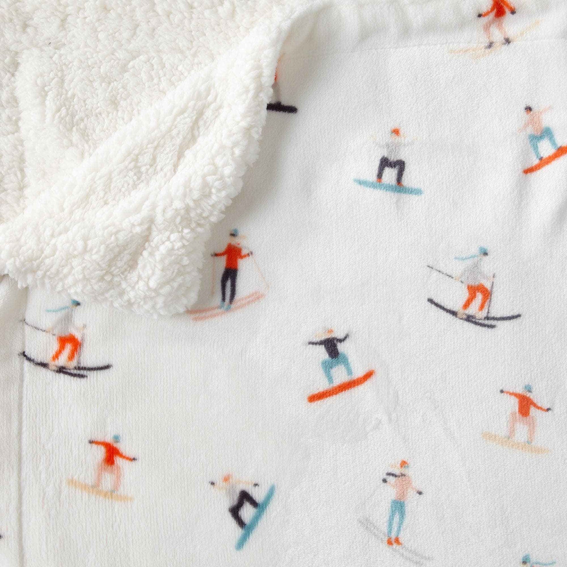 Sherpa Throw Blanket - Hudson Collection