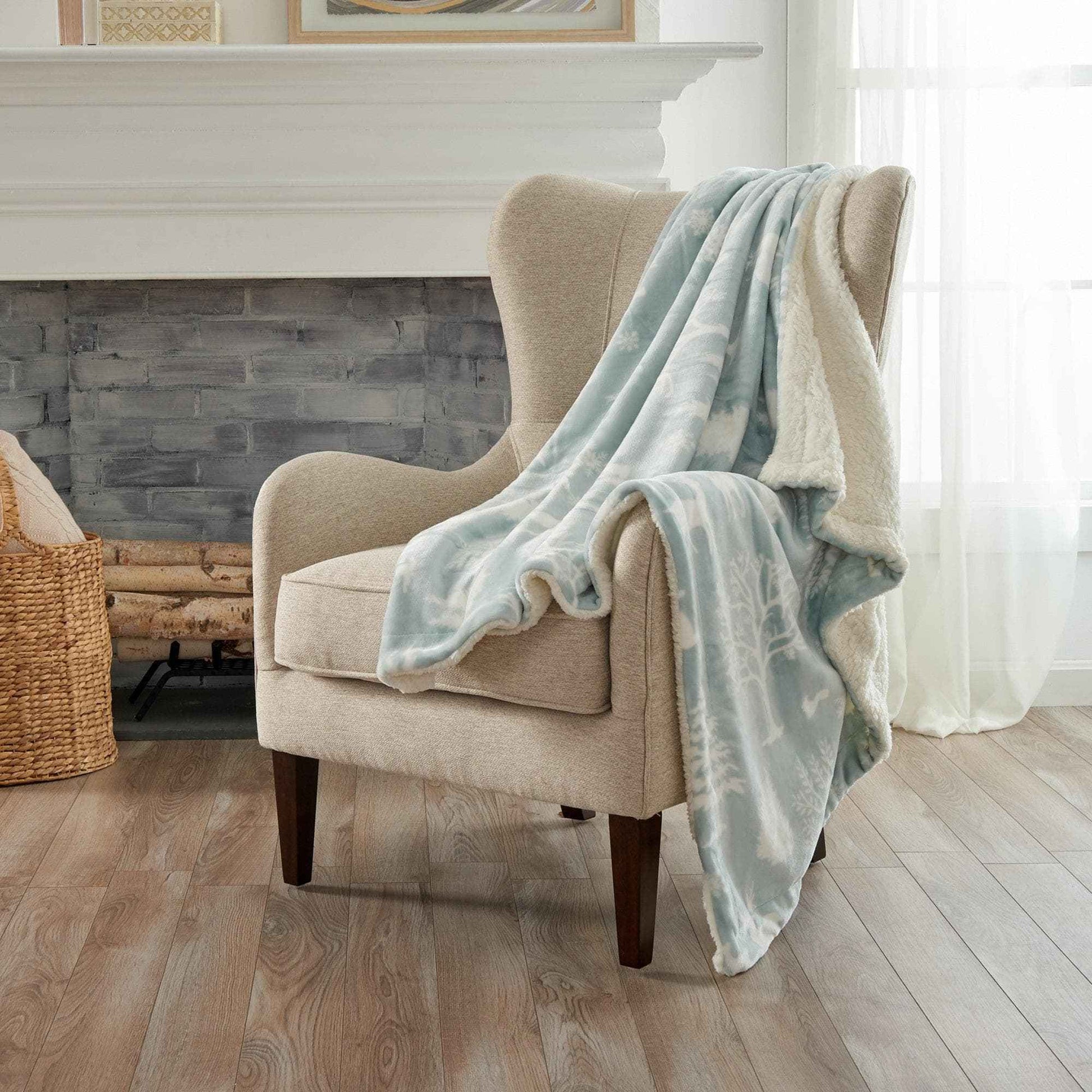 Velvet Plush Sherpa Luxury Bed Blanket - Cielo Collection