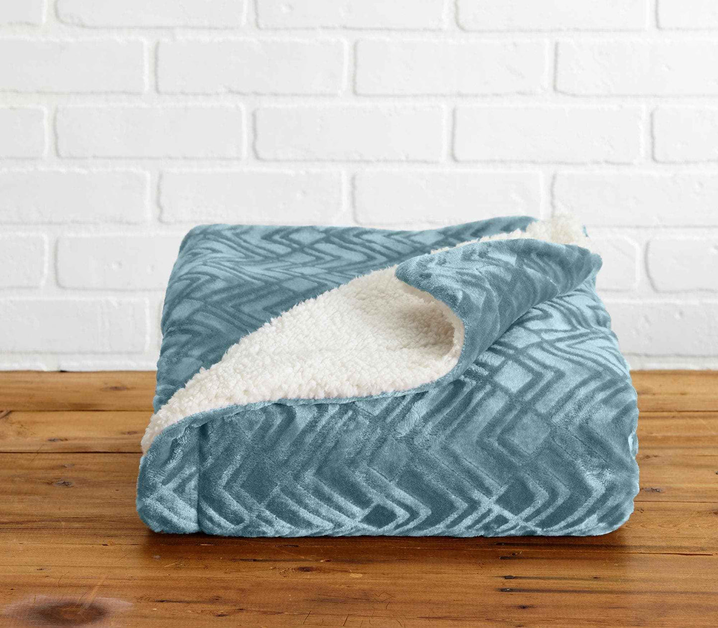 Velvet Plush Sherpa Luxury Bed Blanket - Cielo Collection
