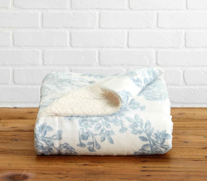 Velvet Plush Sherpa Luxury Bed Blanket - Cielo Collection