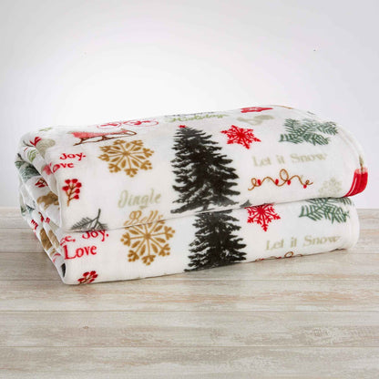 Velvet Throw Blanket - Pearl Collection