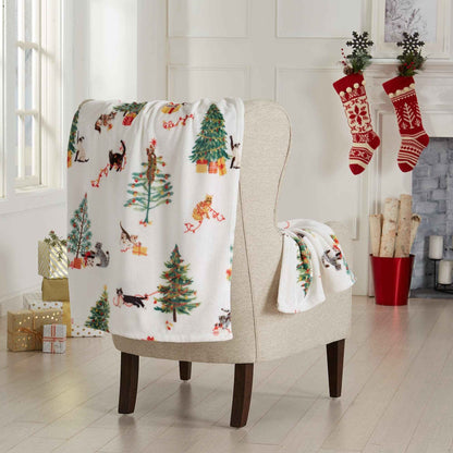 Velvet Throw Blanket - Pearl Collection