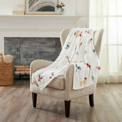 Velvet Throw Blanket - Pearl Collection
