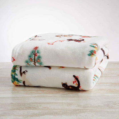 Velvet Throw Blanket - Pearl Collection