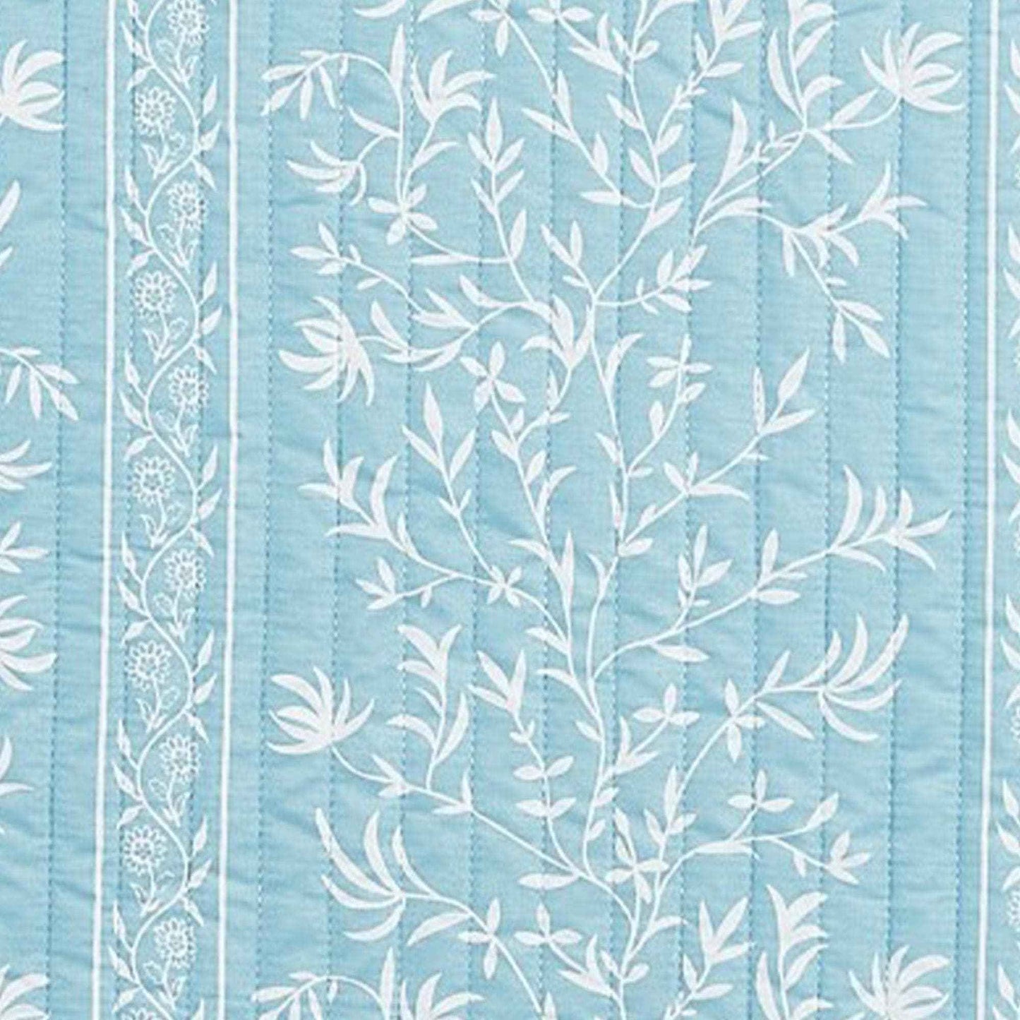Blue Floral Quilt Set - Senna Collection