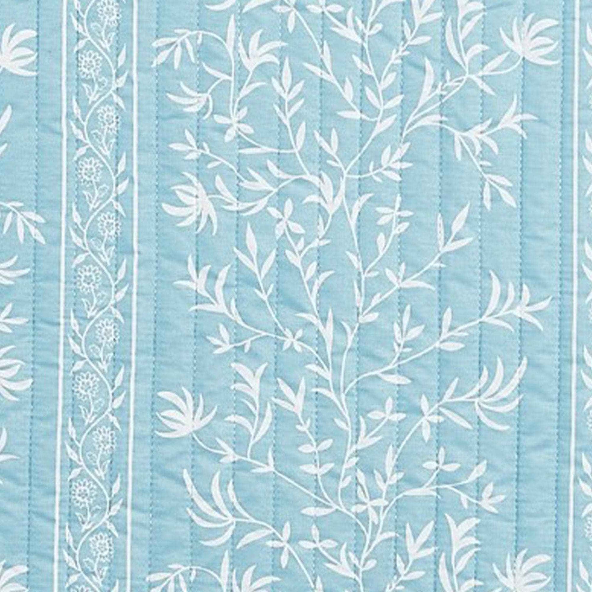 Blue Floral Quilt Set - Senna Collection