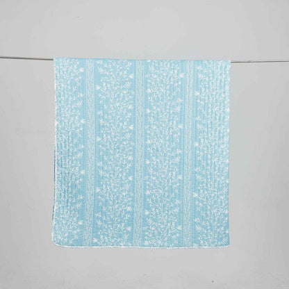 Blue Floral Quilt Set - Senna Collection