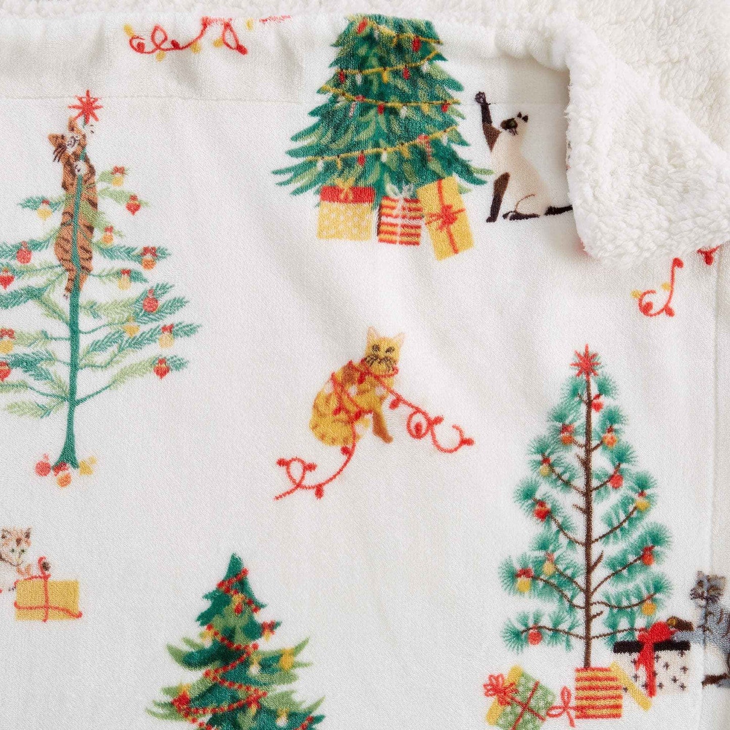 Holiday Sherpa Throw - Esmay Collection