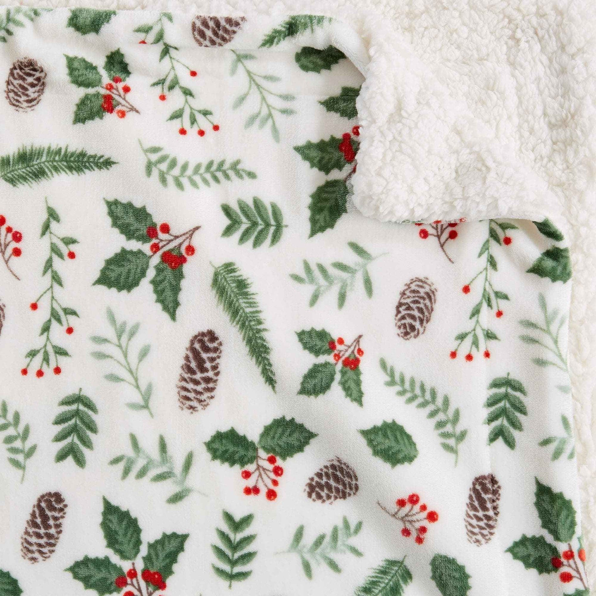Holiday Sherpa Throw - Esmay Collection