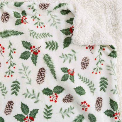 Holiday Sherpa Throw - Esmay Collection