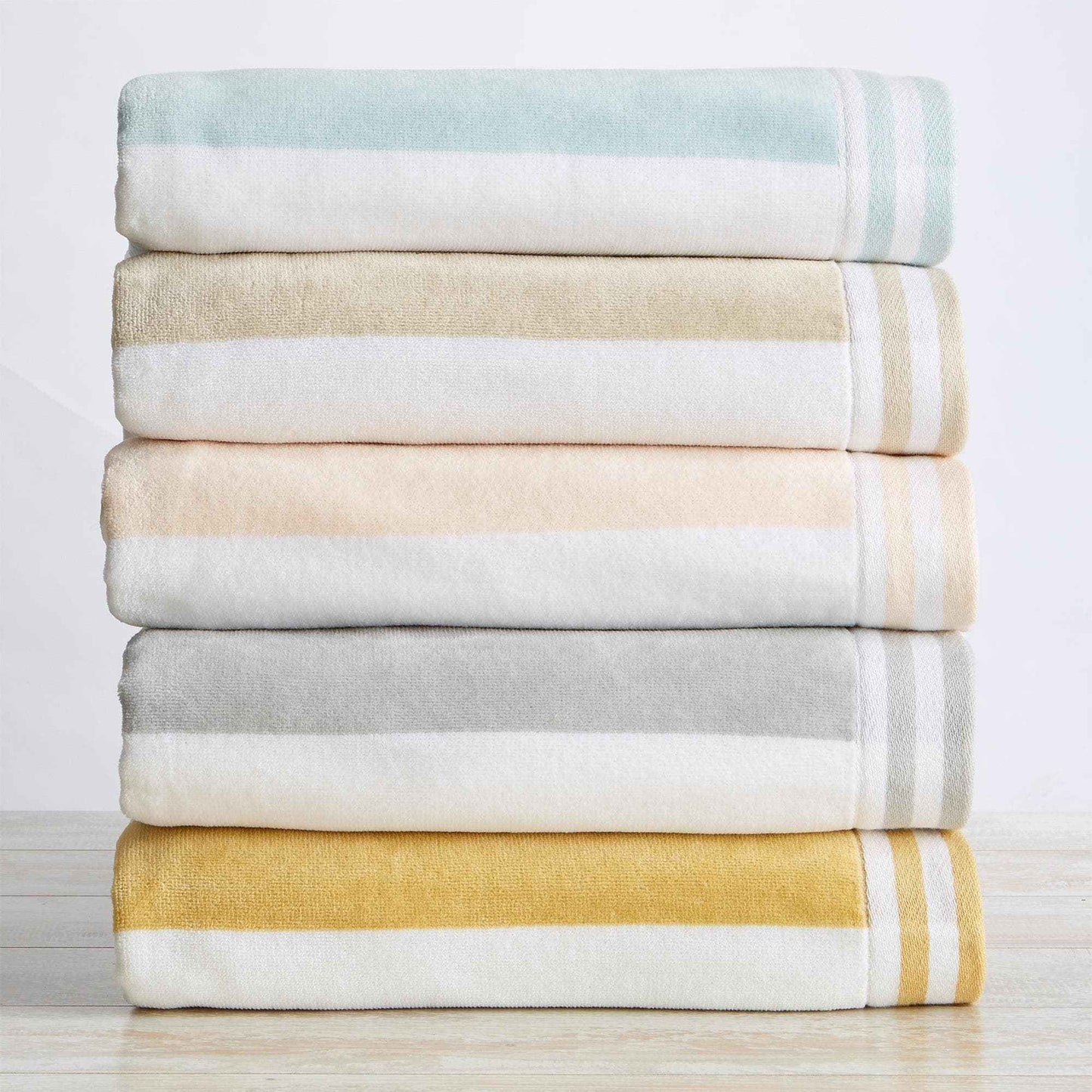 Oversized Striped Cabana Beach Towel - Edgartown Collection
