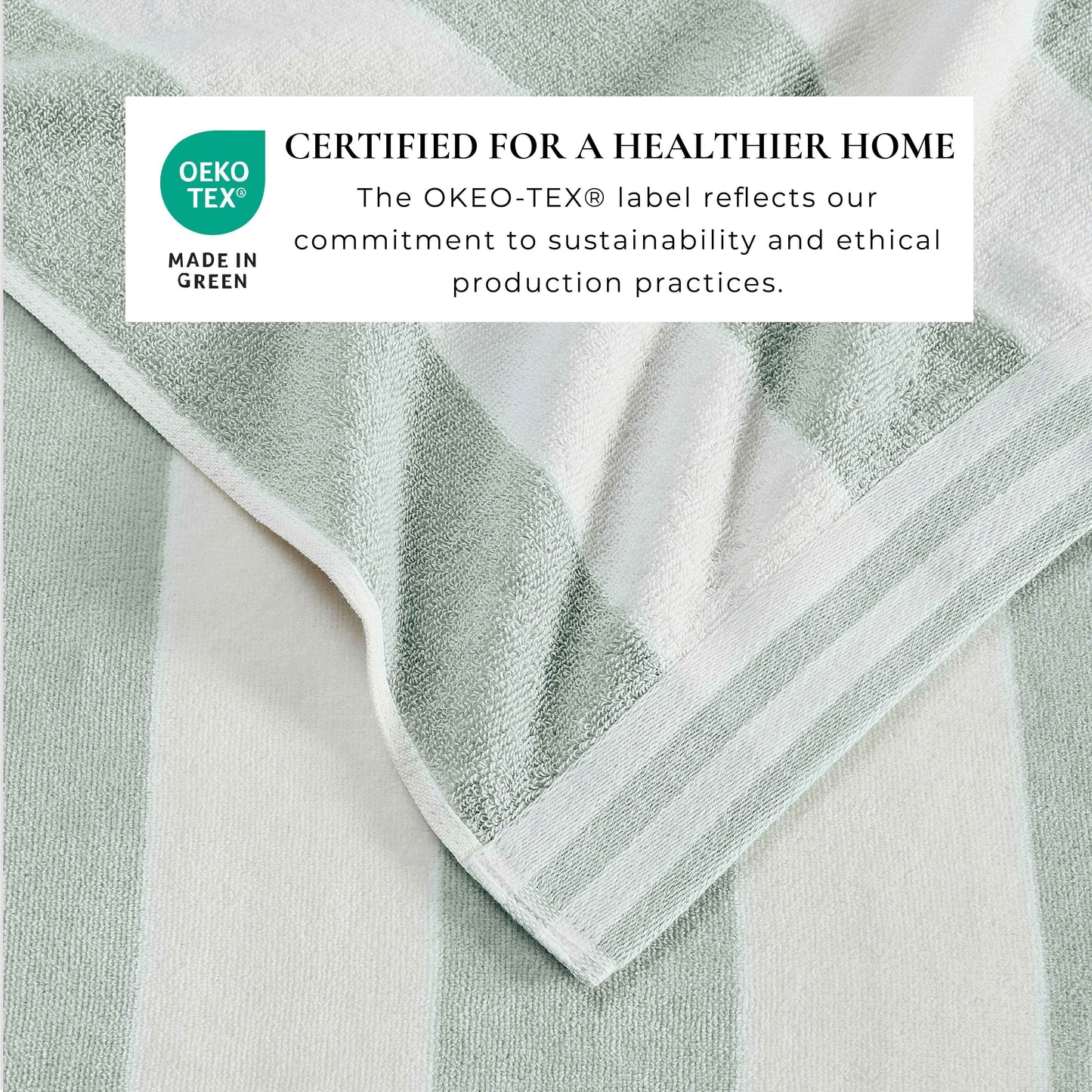 Oversized Striped Cabana Beach Towel - Edgartown Collection