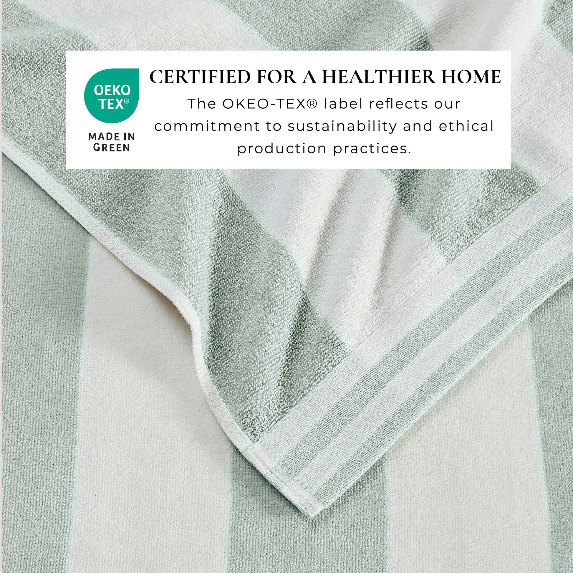 Oversized Striped Cabana Beach Towel - Edgartown Collection