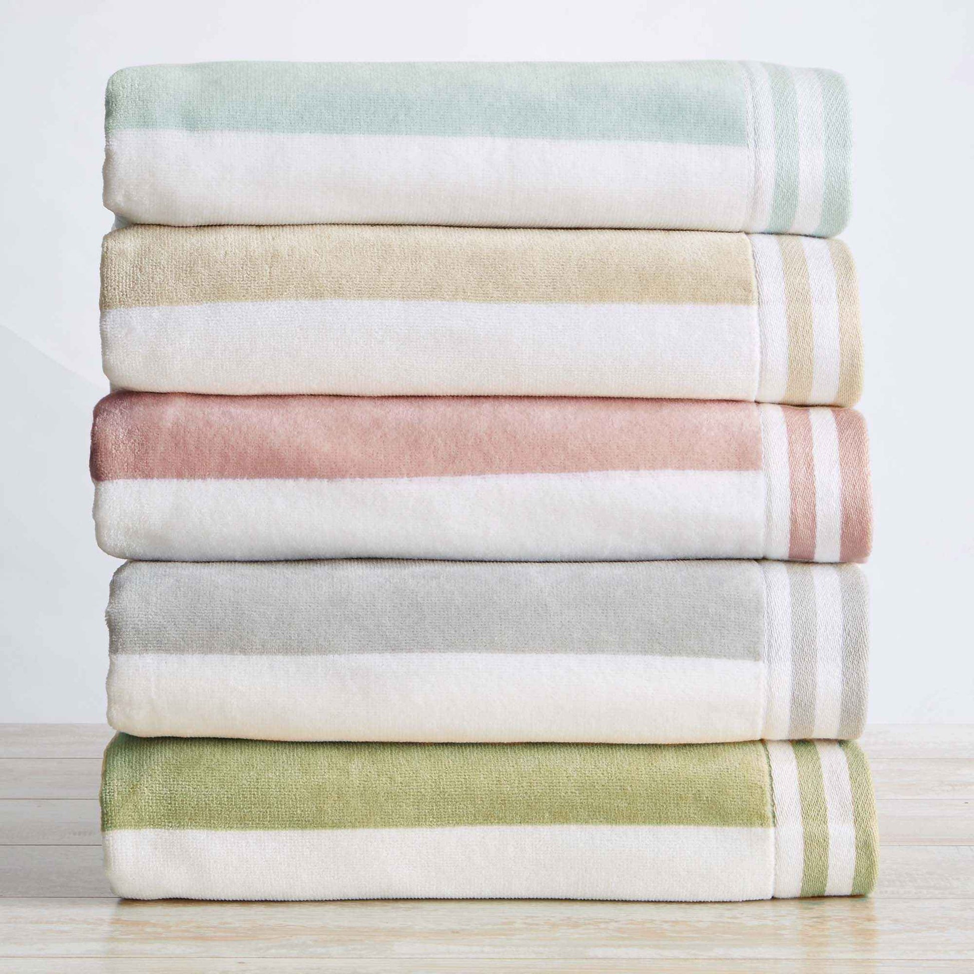 Oversized Striped Cabana Beach Towel - Edgartown Collection