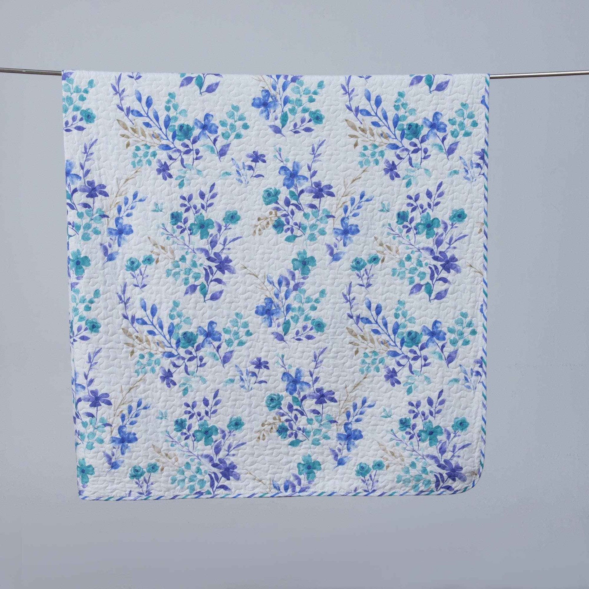 3-Piece Floral Quilt Set - April Morning