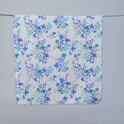 3-Piece Floral Quilt Set - April Morning