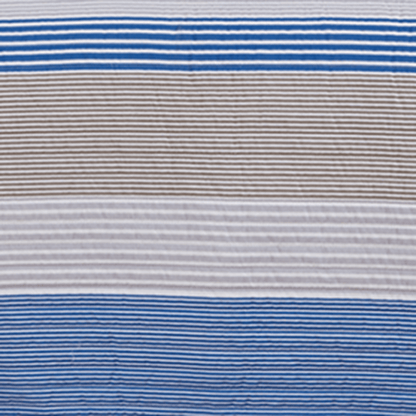 3 Piece Striped Quilt Set - Bryce Collection