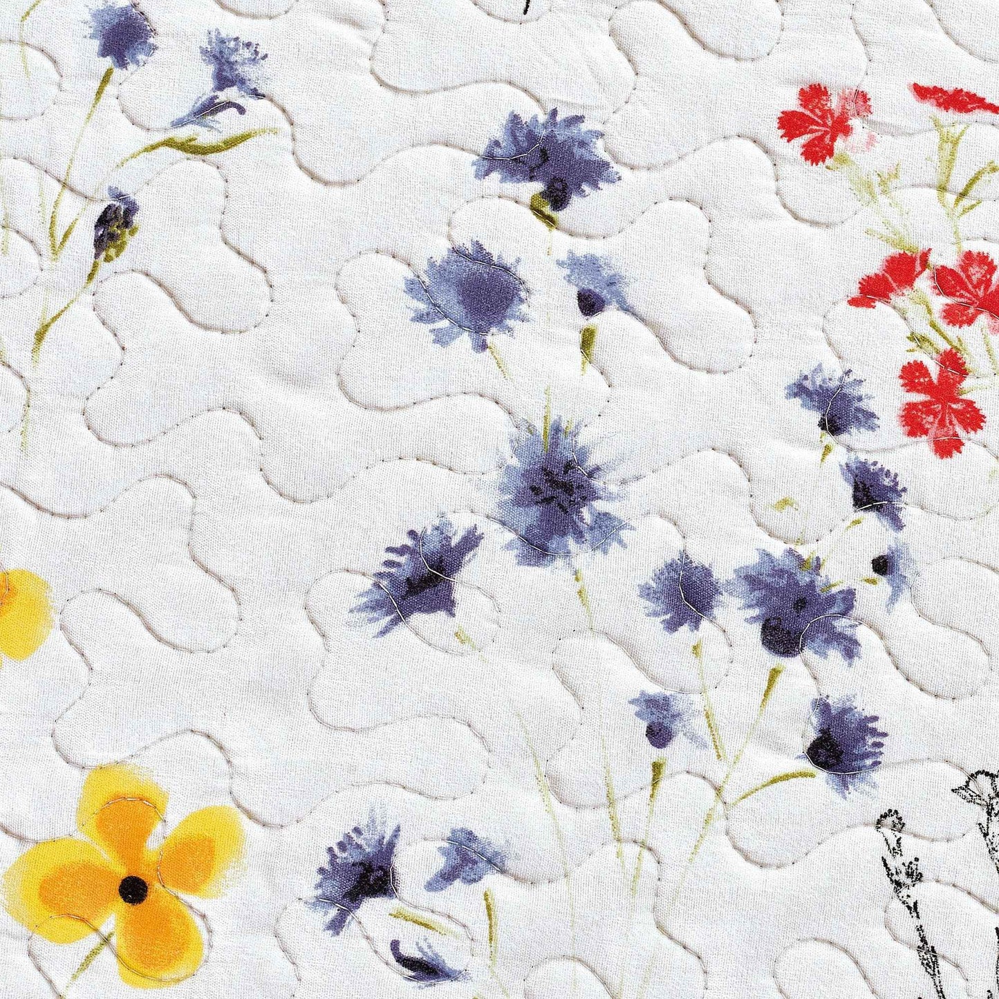 Colorful Floral 3 Piece Quilt Set - Marianne Collection