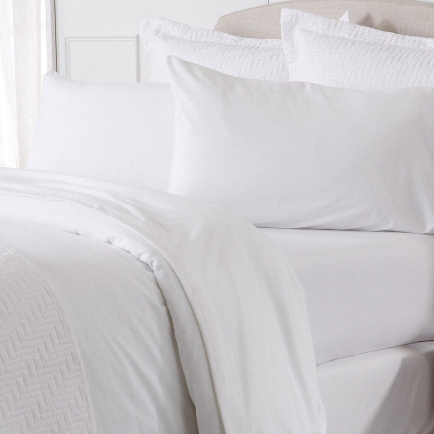4-Piece Flannel Jersey Sheet - Cozy Flex Collection