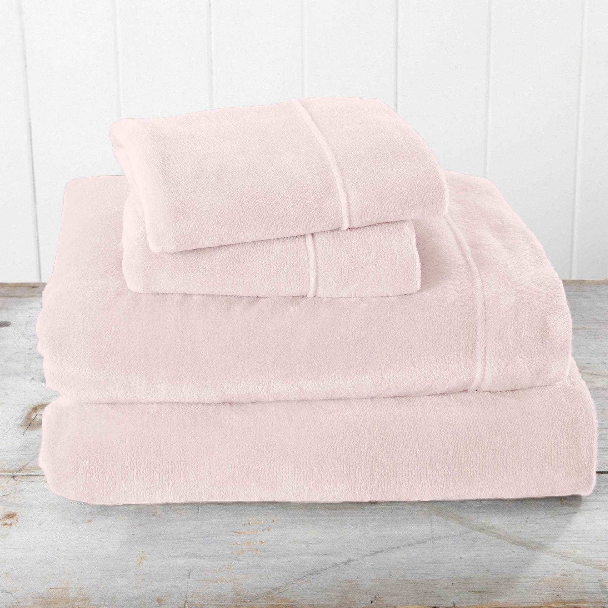 4-Piece Solid Plush Sheet - Velvet Luxe Collection