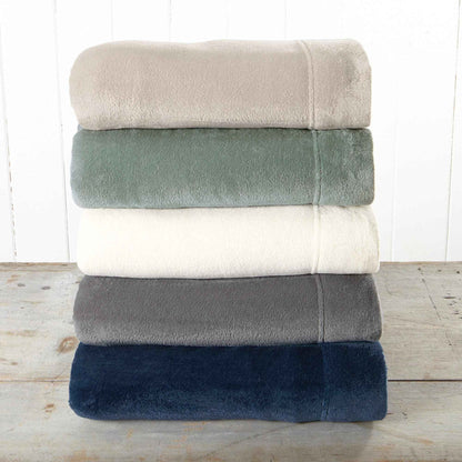 4-Piece Solid Plush Sheet - Velvet Luxe Collection