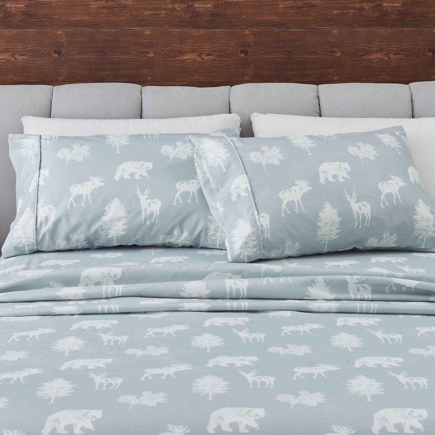 4-Piece Lodge Microfiber Sheet - Mountain Ridge Collection