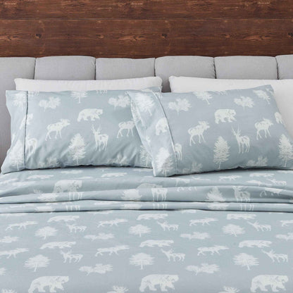 4-Piece Lodge Microfiber Sheet - Mountain Ridge Collection