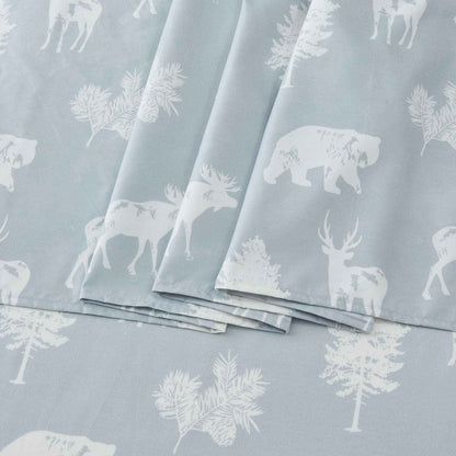 4-Piece Lodge Microfiber Sheet - Mountain Ridge Collection